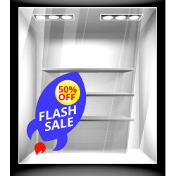 Αυτοκόλλητο Εκπτώσεων - Εκπτωτικό 109