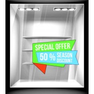 Αυτοκόλλητο Εκπτώσεων - Εκπτωτικό 105