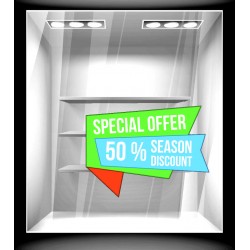 Αυτοκόλλητο Εκπτώσεων - Εκπτωτικό 105