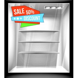 Αυτοκόλλητο Εκπτώσεων - Εκπτωτικό 106