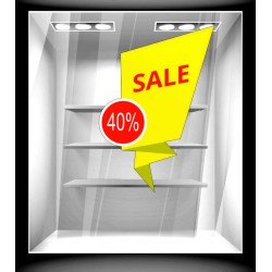 Αυτοκόλλητο εκπτώσεων - Countdown timer