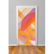 Αυτοκόλλητο πόρτας - Αφηρημένοι κύκλοι