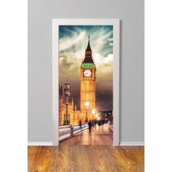 Αυτοκόλλητο πόρτας - Big ben πόρτας