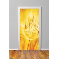 Αυτοκόλλητο πόρτας - Κίτρινη φύση