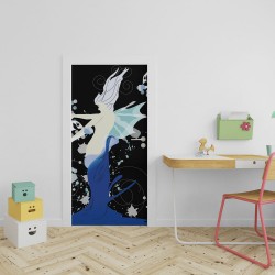 Αυτοκόλλητο πόρτας - Νεράιδα