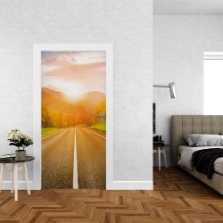 Αυτοκόλλητο πόρτας - Δρόμος 01