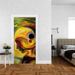 Αυτοκόλλητο πόρτας - Abstract 05