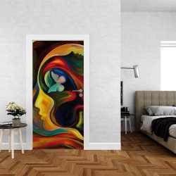 Αυτοκόλλητο πόρτας - Abstract 06