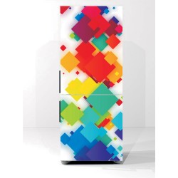 Αυτοκόλλητο ψυγείου - Παλέτα τετραγώνων