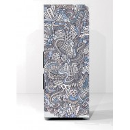 Αυτοκόλλητο ψυγείου - Abstract city