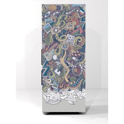 Αυτοκόλλητο ψυγείου - Abstract pattern