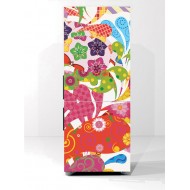 Αυτοκόλλητο ψυγείου - Abstract Flowers