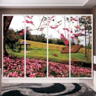 Αυτοκόλλητο ντουλάπας - Κούνια