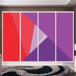 Αυτοκόλλητο ντουλάπας - Τρίγωνα