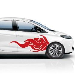 Αυτοκόλλητο αυτοκινήτου - Φλόγες 2