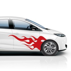 Αυτοκόλλητο αυτοκινήτου - Φλόγες 4