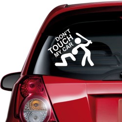 Αυτοκόλλητο αυτοκινήτου - Don't Touch my Car 02