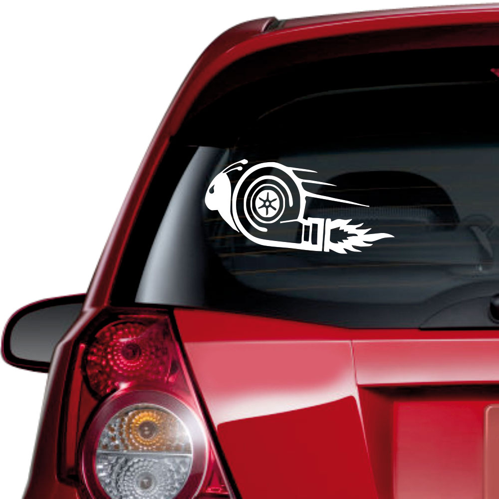 Αυτοκόλλητο αυτοκινήτου - Τούρμπο Σαλιγκάρι 01