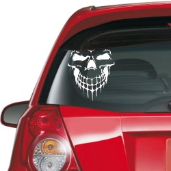 Αυτοκόλλητο αυτοκινήτου - Κρανίο 02