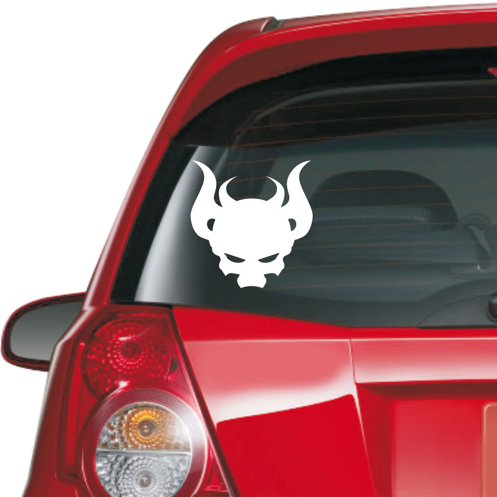 Αυτοκόλλητο αυτοκινήτου - Κρανίο 04