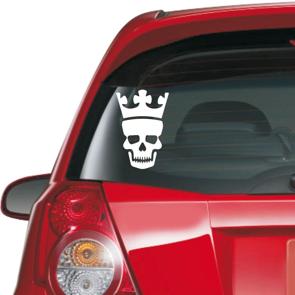 Αυτοκόλλητο αυτοκινήτου - Κρανίο 05