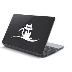 Αυτοκόλλητο Laptop - Γάτα