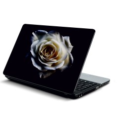 Αυτοκόλλητο Laptop - Λευκό τριαντάφυλλο