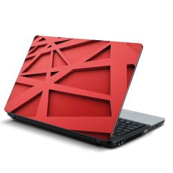Αυτοκόλλητο Laptop - Abstract Red Lines