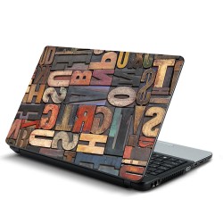 Αυτοκόλλητο Laptop - Γράμματα 03