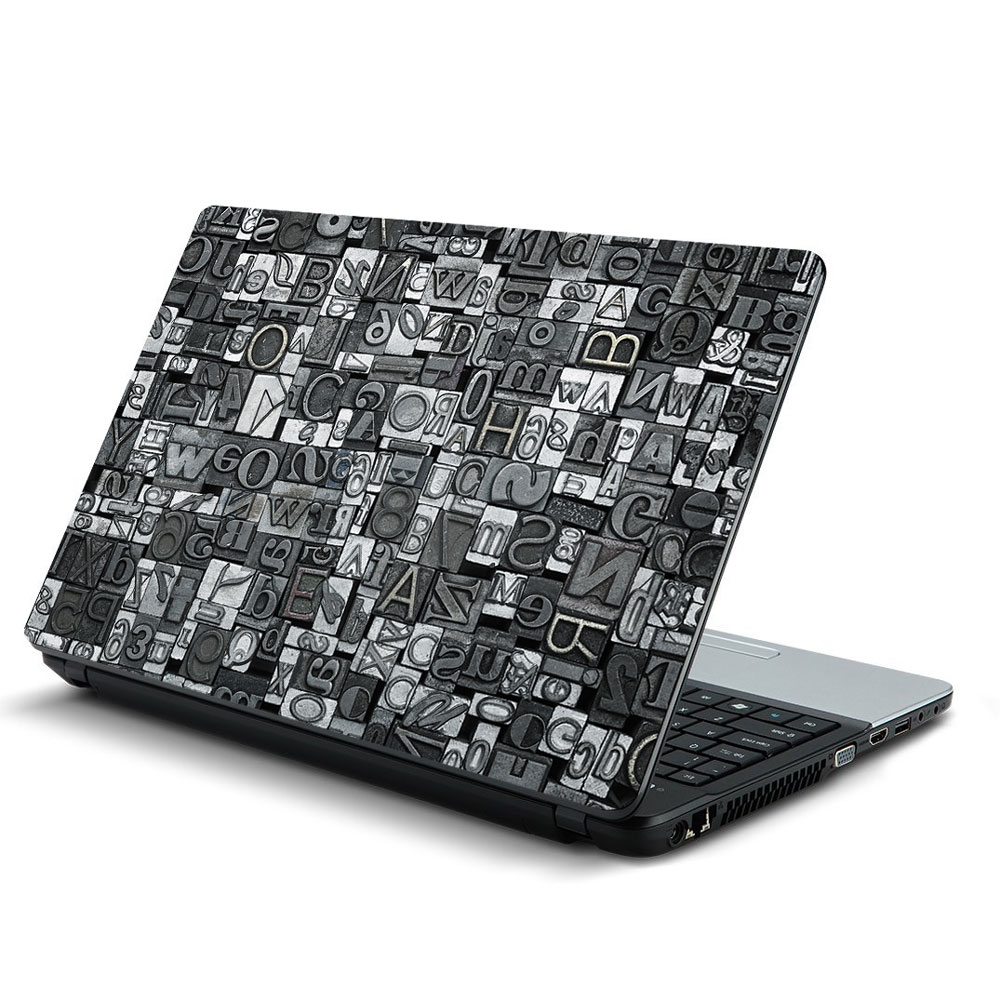 Αυτοκόλλητο Laptop - Γράμματα 05