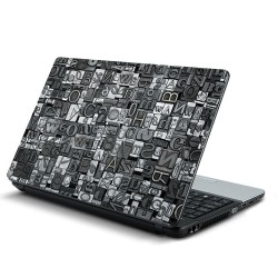 Αυτοκόλλητο Laptop - Γράμματα 05