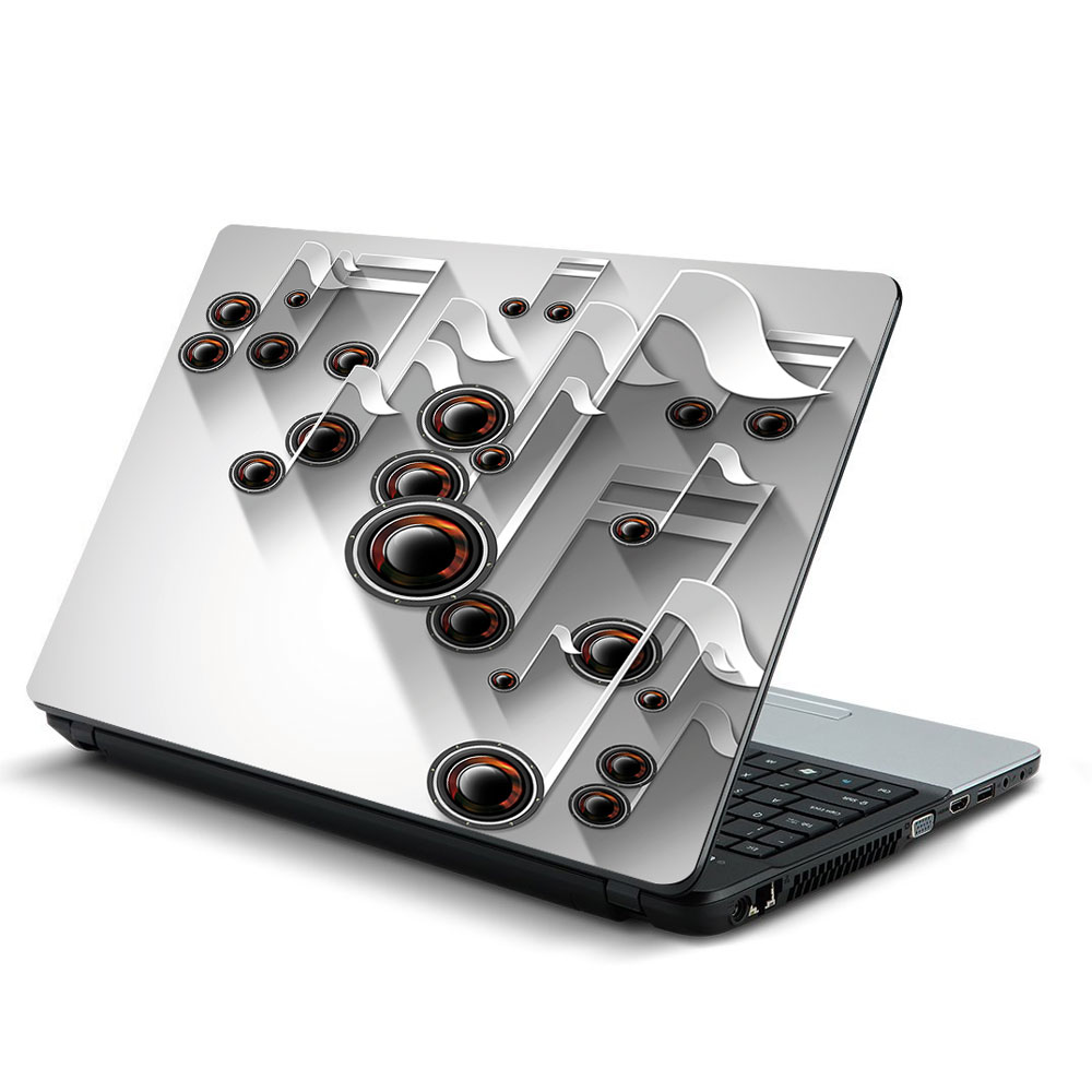 Αυτοκόλλητο Laptop - Νότες 01