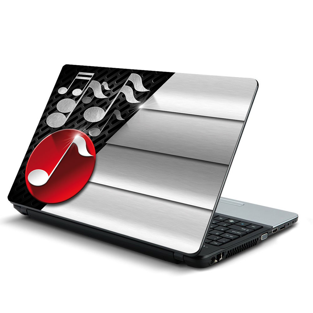 Αυτοκόλλητο Laptop - Νότες 03