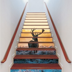 Αυτοκόλλητο σκάλας - Ελάφι