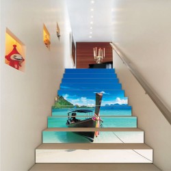 Αυτοκόλλητο σκάλας - Βάρκα