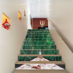 Αυτοκόλλητο σκάλας - Ξύλινη γέφυρα