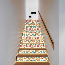 Αυτοκόλλητο σκάλας - Παιχνιδιάρικα σχέδια