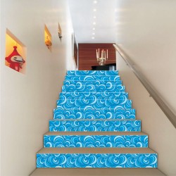 Αυτοκόλλητο σκάλας - Vintage μοτίβο 4