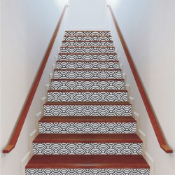 Αυτοκόλλητο σκάλας - Black and white