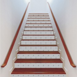 Αυτοκόλλητο σκάλας - Black and white 3