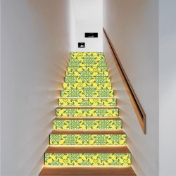 Αυτοκόλλητο σκάλας - Vintage μοτίβο 5