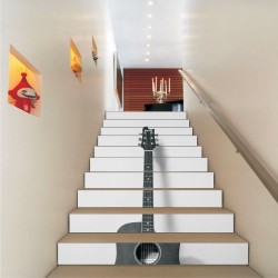 Αυτοκόλλητο σκάλας - Κιθάρα