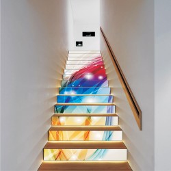 Αυτοκόλλητο σκάλας - Abstract colors