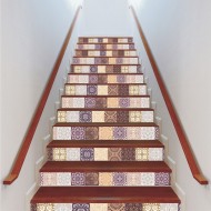 Αυτοκόλλητο σκάλας - Πλακάκια 01