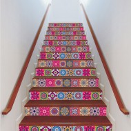 Αυτοκόλλητο σκάλας - Πλακάκια 02