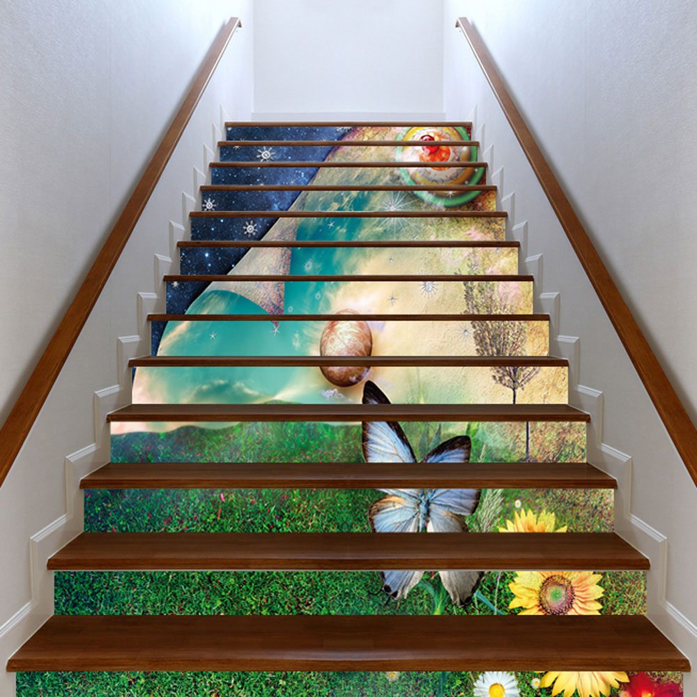 Αυτοκόλλητο σκάλας - Μαγικό Τοπίο
