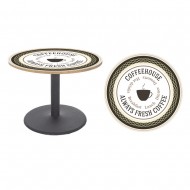 Αυτοκόλλητο τραπεζιού - Coffee house