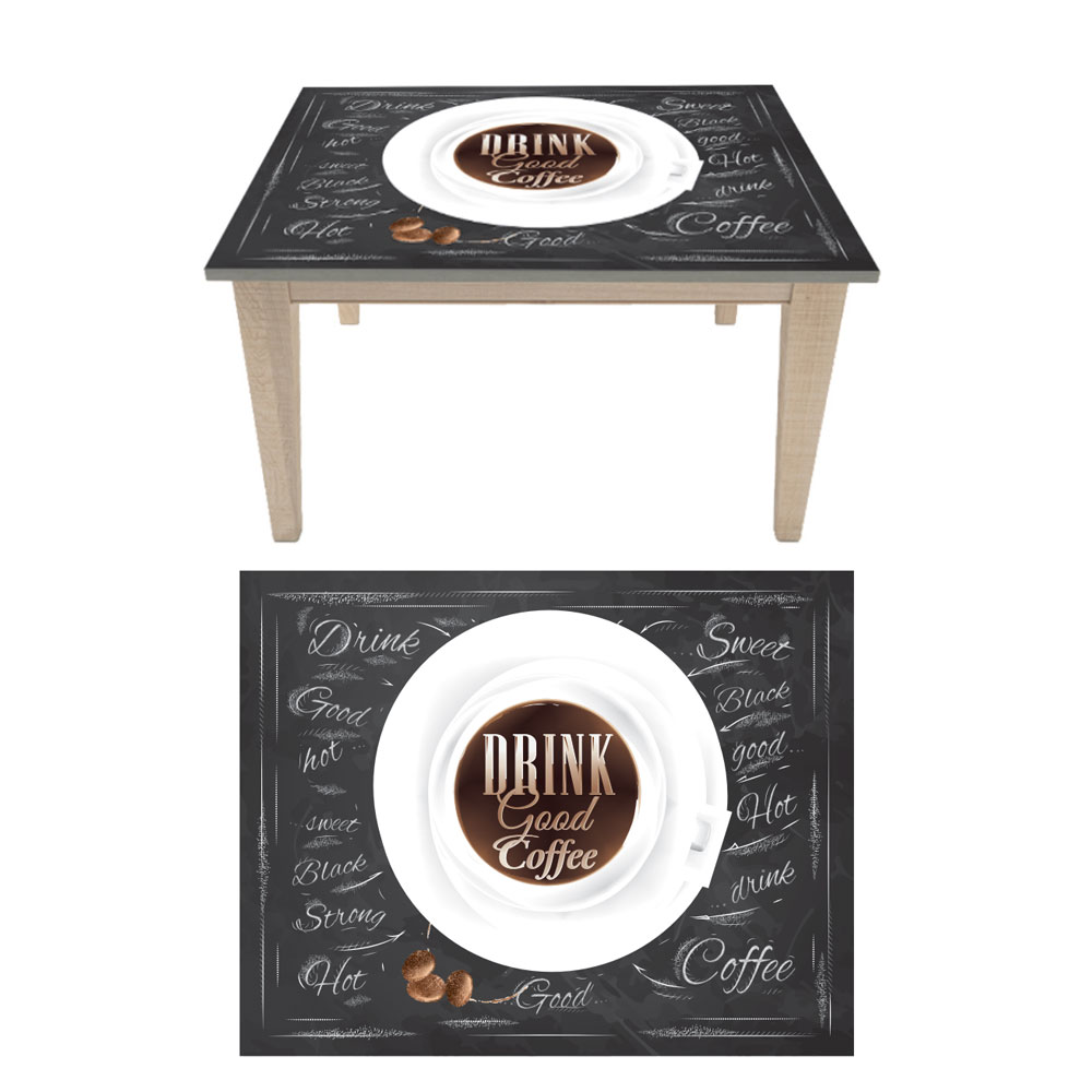 Αυτοκόλλητο τραπεζιού - Drink good coffee