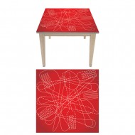 Αυτοκόλλητο τραπεζιού - Μαχαιροπίρουνα 4