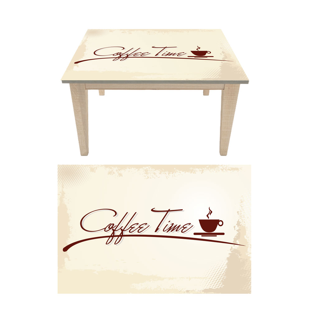 Αυτοκόλλητο τραπεζιού - Coffee time